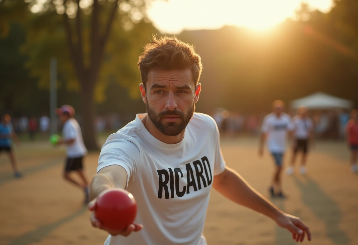 t-shirt ricard pétanque